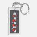 Search for paper or plastic key rings Black