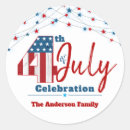 Search for red and white stripes stickers Summer party
