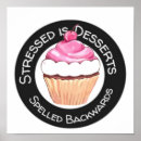 Search for backwards posters Pink cupcake