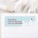 Search for winter cardinal return address labels Red