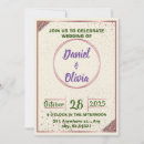 Search for circular wedding invitations Modern