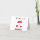 Search for mushrooms thank you cards Girl