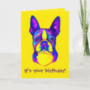 Search for boston terrier birthday cards Happy