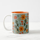 Search for girly floral mugs Orange