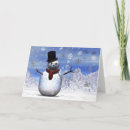Search for winter scene christmas cards Snowman