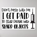 Search for stabbed posters Nurse