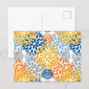 Search for colourful floral pattern postcards Decorative