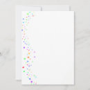 Search for rainbow glitter invitations Stars
