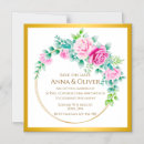 Search for wreath save the dates Gold