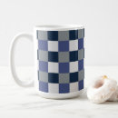 Search for blue and white checks mugs For her
