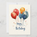 Search for watercolor balloons invitations Festive