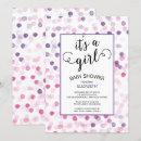 Search for polka dot baby shower invitations Pink