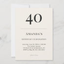 Search for classic birthday invitations Minimalist
