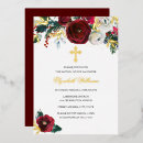 Search for christmas christening invitations Watercolor