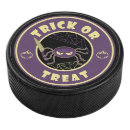 Search for halloween hockey pucks Spider