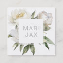 Search for peony business cards White