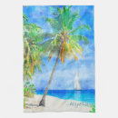 Search for palm tree placemats Watercolor