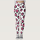 Search for pink leopard print leggings White