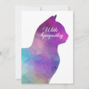 Search for cat sympathy cards Loss of cat