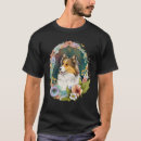 Search for shetland sheepdog tshirts Floral