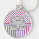 Search for napping key rings Kitty