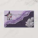 Search for metaphysical business cards Amethyst