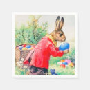 Search for vintage easter bunny napkins Rabbit