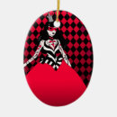 Search for queen of hearts christmas tree decorations White