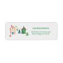 Search for houses return address labels Watercolor