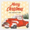 Search for vintage red truck stickers Script