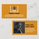 Search for american football business cards Gridiron