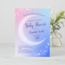 Search for purple moon baby shower invitations Pink
