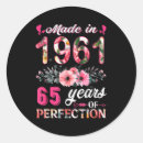 Search for 65 year old stickers Birthday