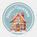 Search for gingerbread house stickers Winter