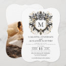 Search for vintage glam wedding invitations Black