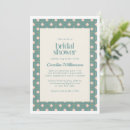 Search for art bridal shower invitations Mid century modern