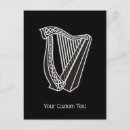 Search for harps postcards Celtic