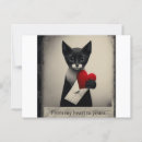 Search for my cat is my valentine postcards Cats