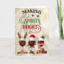 Search for wine glass christmas cards Santa