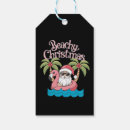 Search for tropical christmas gift tags Santa