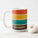Search for teal and brown mugs Retro