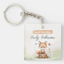 Search for fox key rings Baby shower