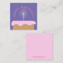 Search for purple cake birthday cards Pink