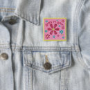 Search for teens square badges Pink