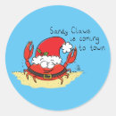 Search for crab cartoon stickers Beach