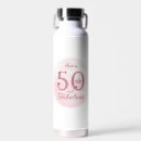Search for 50 and fabulous water bottles Typography