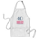 Search for 40th birthday aprons Forty