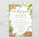 Search for farmers market baby shower invitations Vegetables