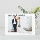 Search for text wedding thank you cards Love and thanks