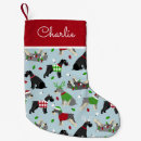 Search for miniature christmas stockings Schnauzer